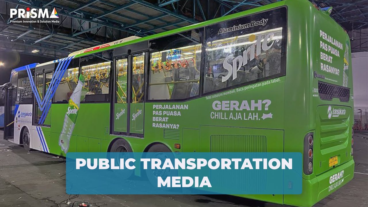 Sprite Transjakarta Public Transportation Media by Prisma Advertising