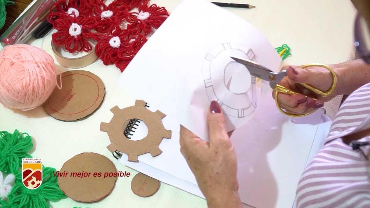 Taller de Manualidades - Como hacer un Flor a Telar