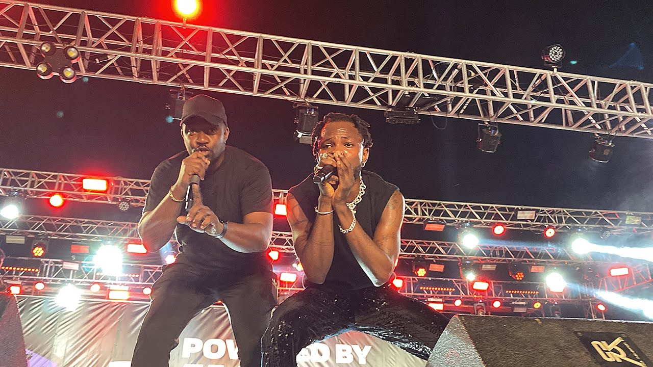 John Dumelo Surprised Fameye & Performed with him on Stage at Legon SRC Pent Hall Week Anniversary🔥