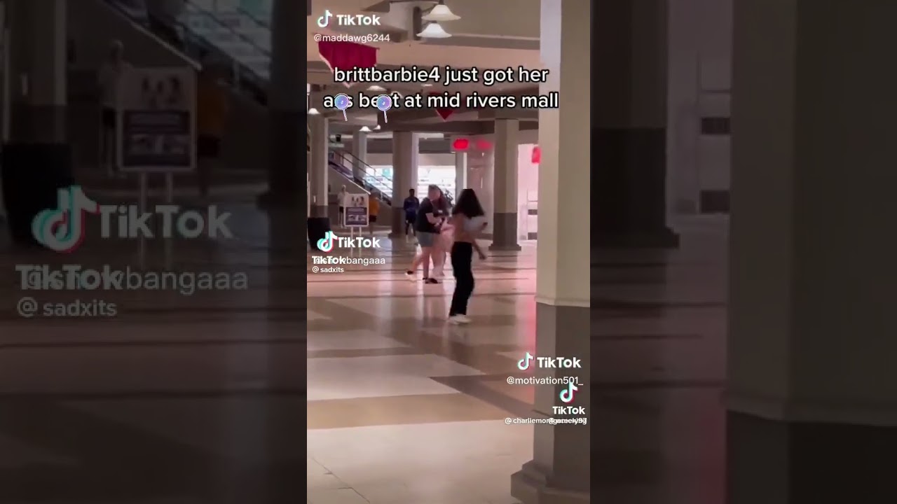 Britt Barbie gets beat up at the mall