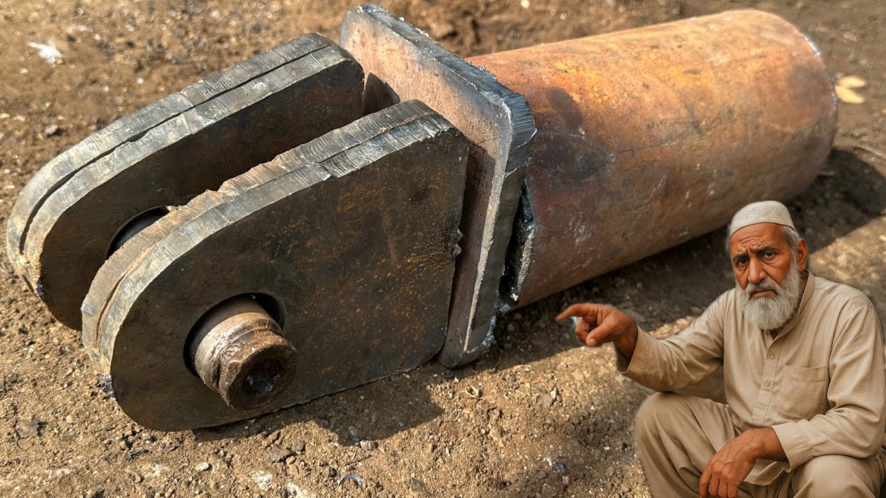 How a Skilled Mechanic Recreates a Dumper Jack Front Head from Scratch on Lathe Machine