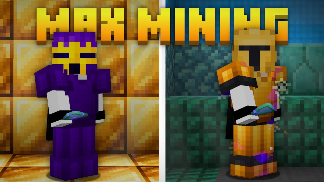 Я наконец-то достиг максимального уровня майнинга - Hypixel Skyblock