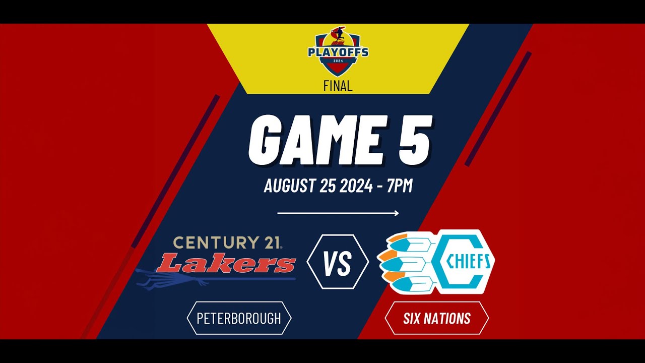 MSL FULL BROADCAST |  Six Nations Chiefs vs Peterborough Lakers |  MSL Final GM 5 | Aug 25, 2024