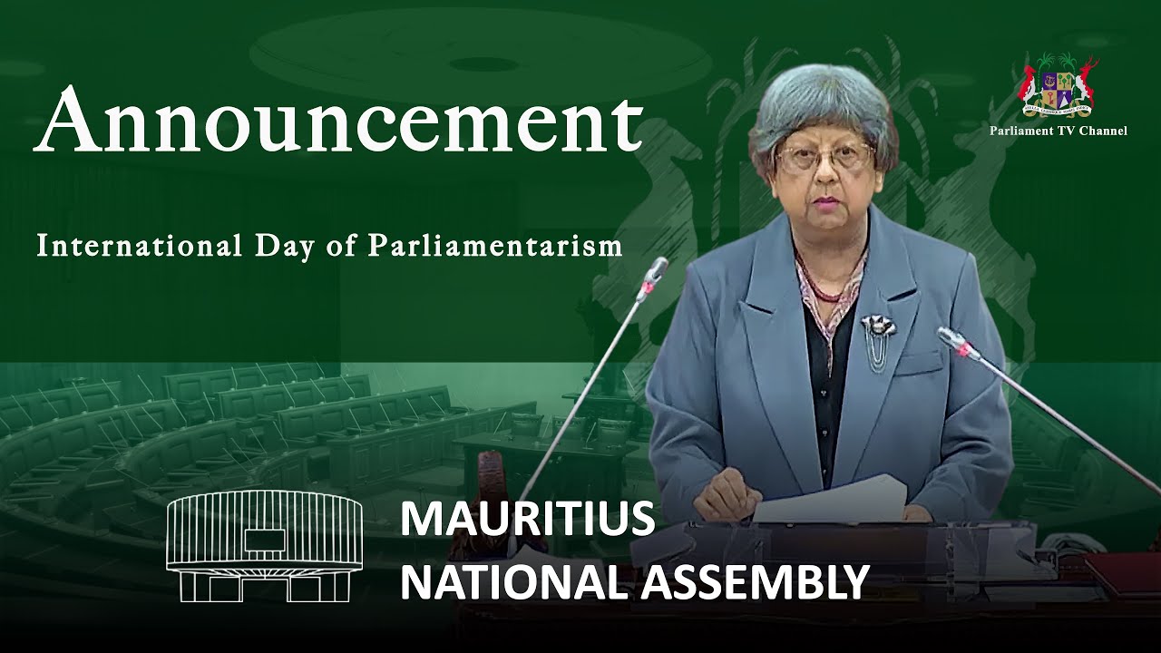 Announcement | The International Day of Parliamentarism | Monday 30 June 2025