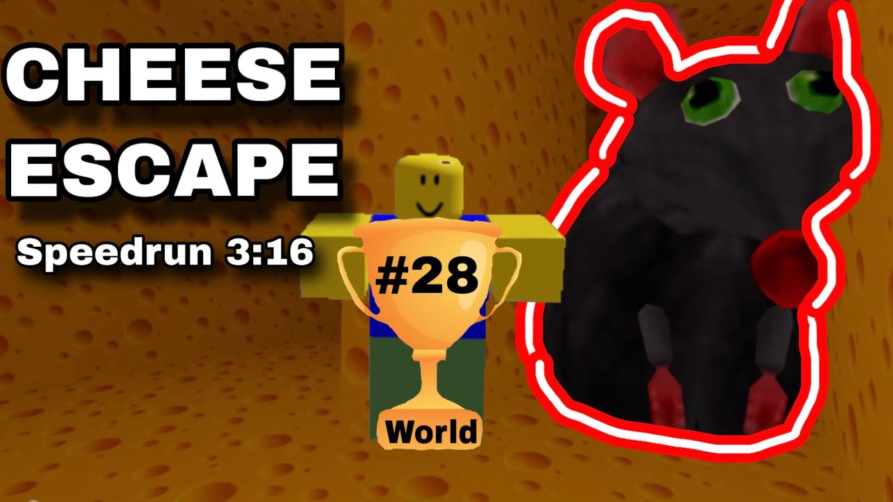 Roblox Cheese Escape Speedrun 3:16 Solo