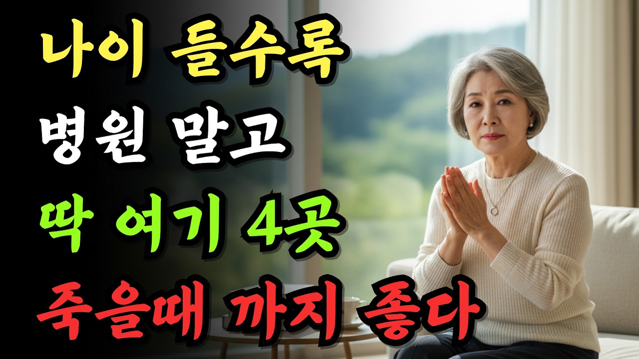 노후엔 무조건 '이곳'에서 살다 가야만 한다 | 노후 혼자 살기 좋은 4곳 | 삶의지혜 | 노년의삶