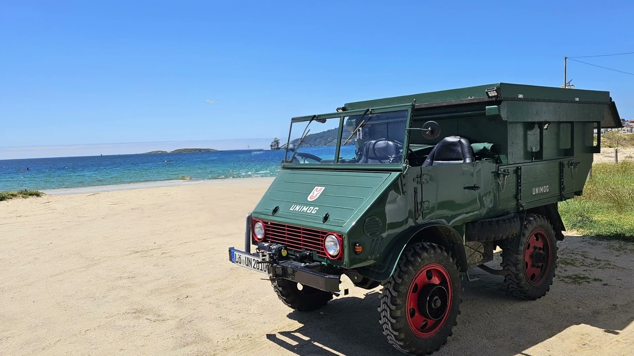 Mit einem 72 Jahre alten Unimog vom Schwarzwald nach Portugal