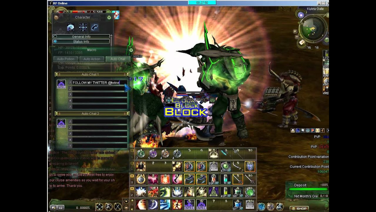 RF Online shield miller