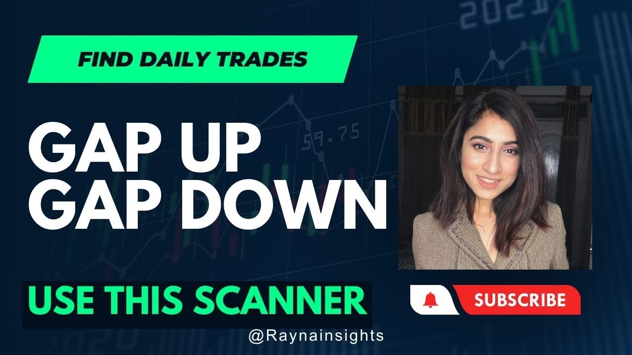 How To Find Gap Up & Gap Down Stocks | Best Stock Scanner For Gaps