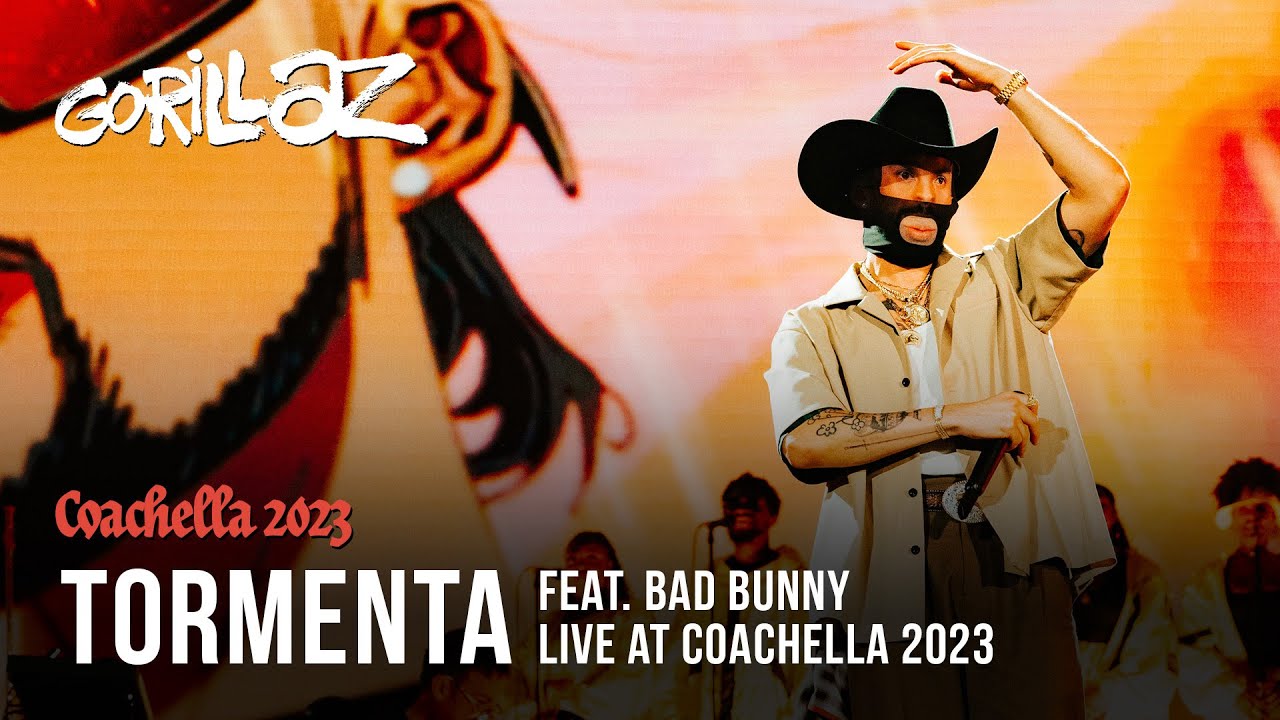 Gorillaz - Tormenta feat. @BadBunnyPR  (Live at Coachella 2023)