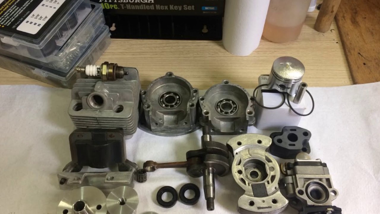 Motor de Roçadeira Convertido Para Aeromodelo - Kawashima 26cc