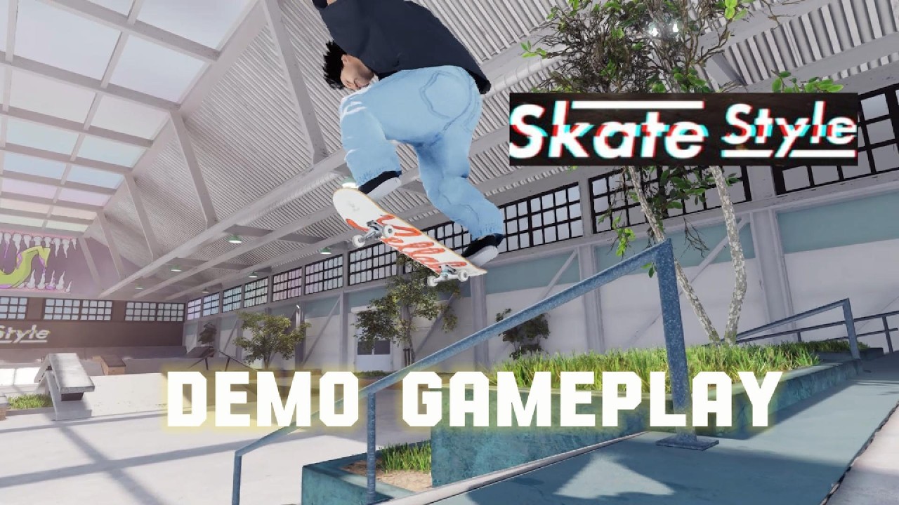 Skate Style Gameplay Demo (New Skateboarding Game)