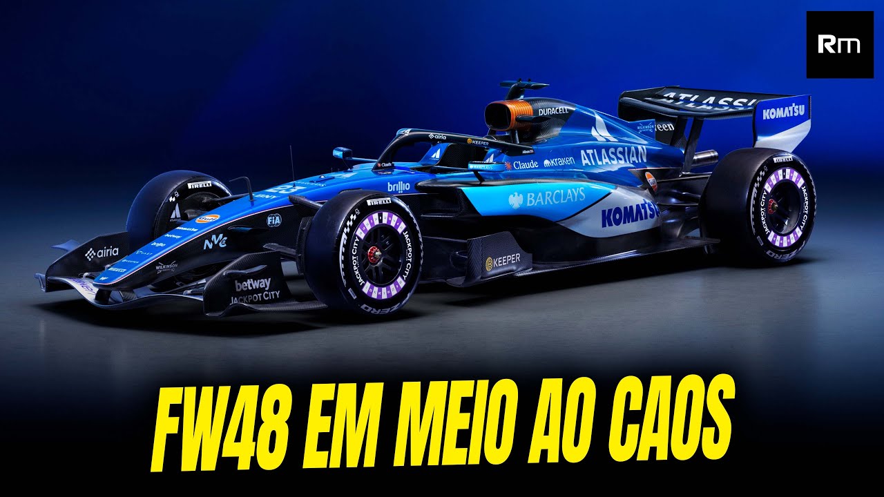 🚨 WILLIAMS REVELA PINTURA DO FW48 EM MEIO AO CAOS E QUESTIONAMENTOS SOBRE GESTÃO #F1