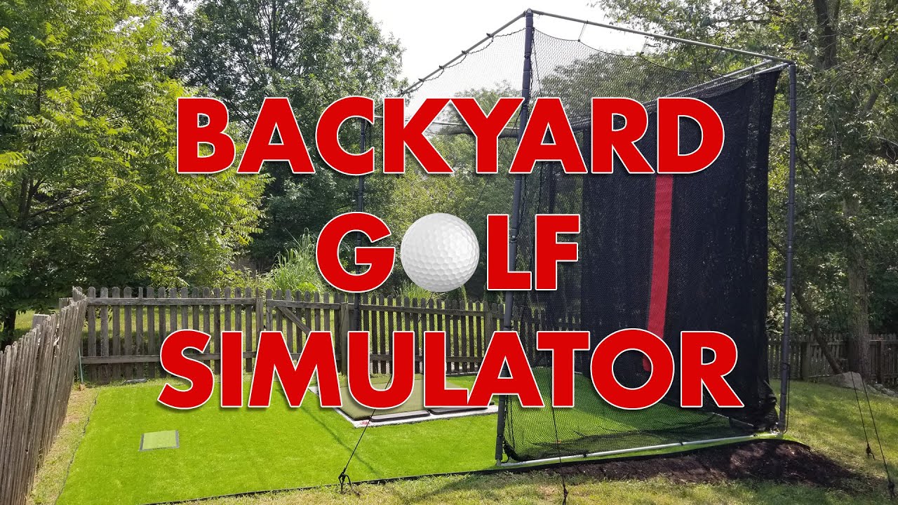 Backyard Outdoor Golf Simulator