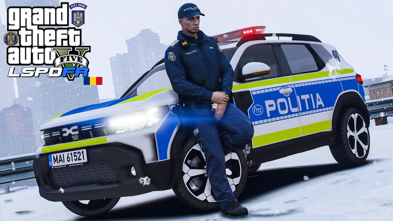 CUM SA NU ITI PLACA DUSTERUL 2024 - GTA 5 - POLITIA ROMANA - LSPDFR