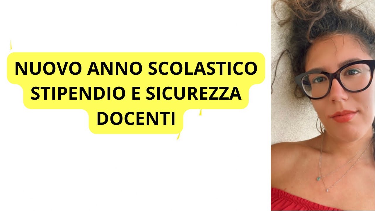 SICUREZZA E STIPENDIO DEI DOCENTI ITALIANI …PARLIAMONE! 