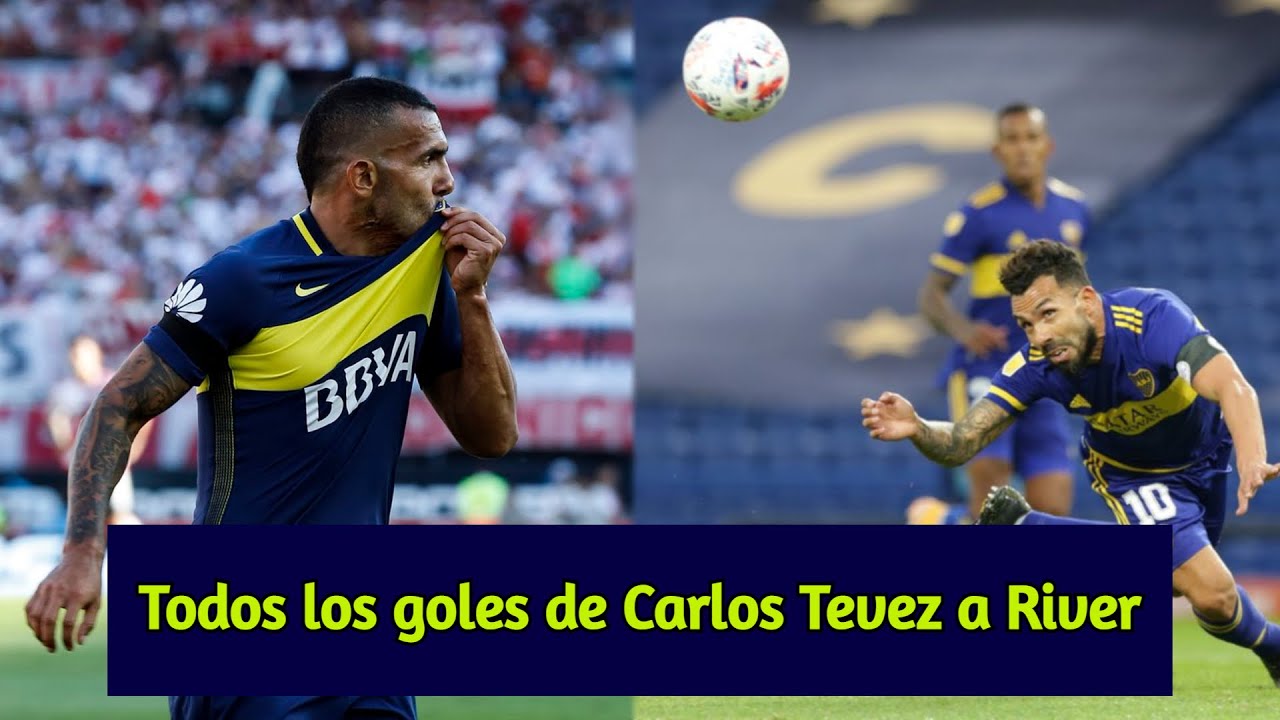 Todos los goles de Carlos Tevez vs River