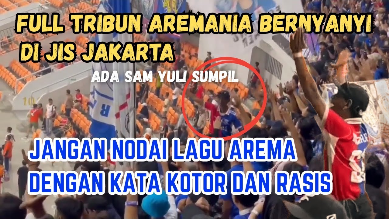 Vlog AREMANIA BERNYANYI TANPA RASIS‼️DI JIS JAKARTA #aremania #jakmania #bobotoh #viking #bonek 