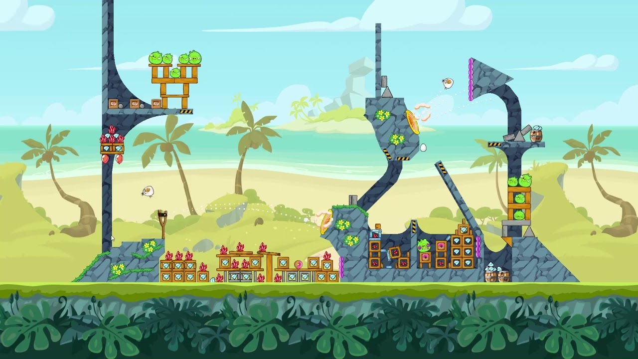 Angry Birds Friends Level 6 Tournament 1786 ONE star NO POWER-UP walkthrough 2026-07-15