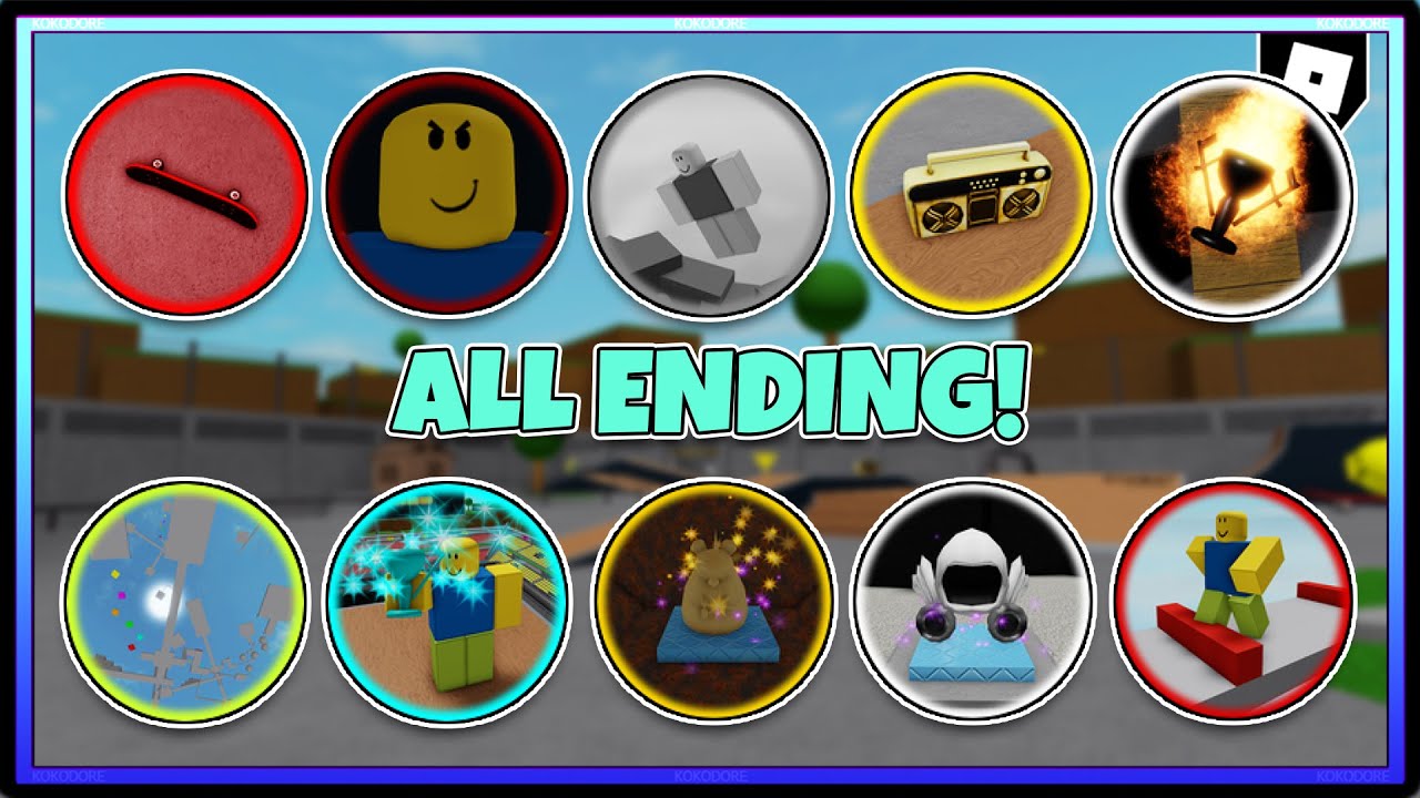 HOW TO GET ALL 68 ENDINGS in easiest game ever! ROBLOX