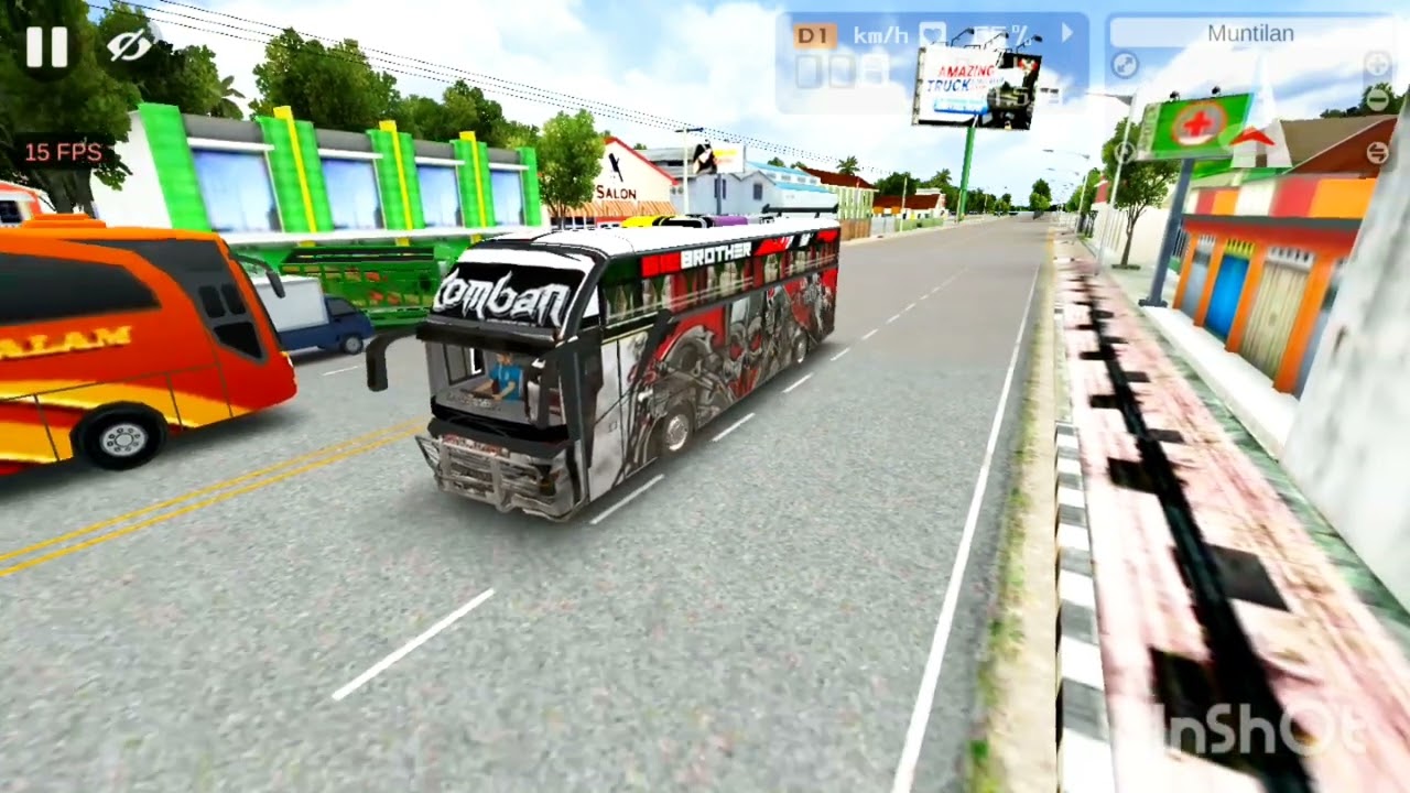 Bus simulator indonesia. Komban accident return mass entry😈😈💥💥