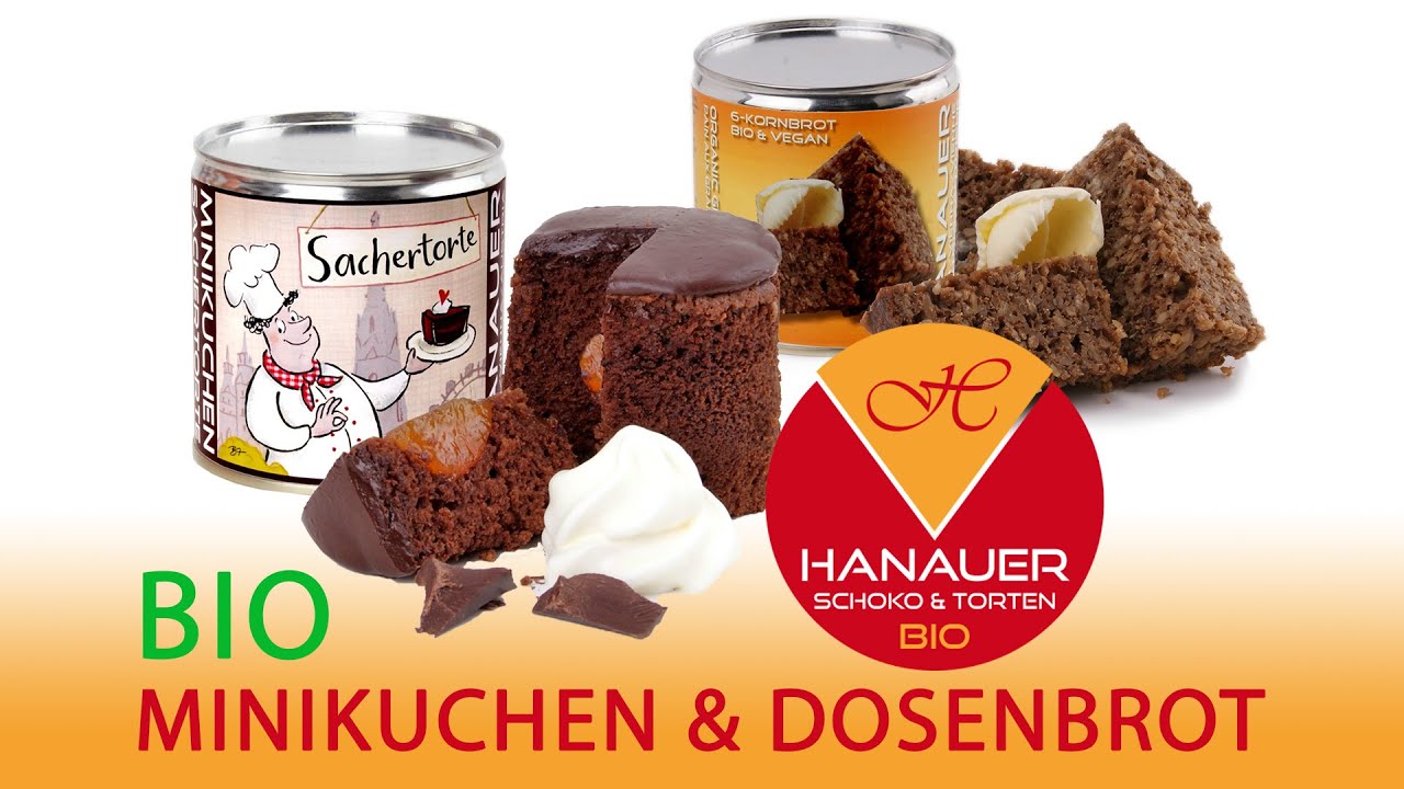 Hanauers BIO Minikuchen & Dosenbrot