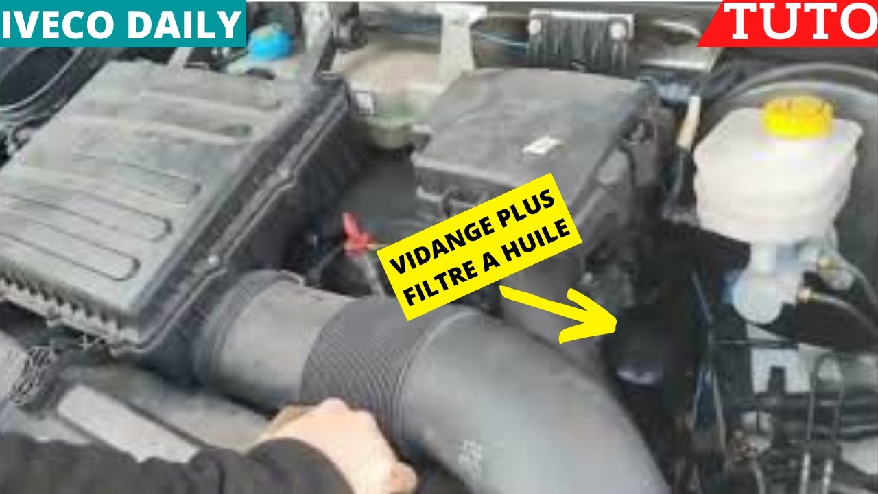 TUTO : IVECO DAILY VIDANGE MOTEUR PLUS FILTRE !