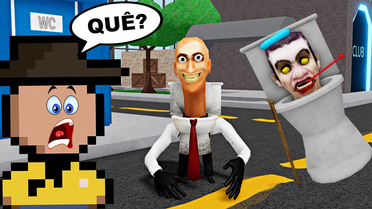 24 HORAS VIVENDO como um SKIBI TOILET (Roblox Skibi Toilet Morphs)