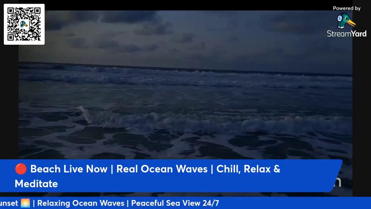 🔴 LIVE Beach Sunset 2026 🌅 | Relaxing Ocean Waves | Peaceful Sea View 24/7 Nature Stream