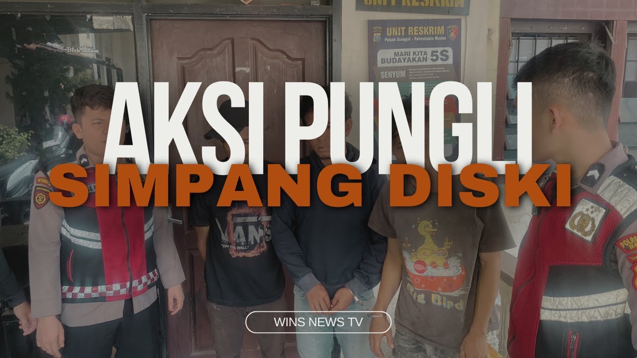 TEGAS!!! POLISI AMANKAN PELAKU PUNGLI DI JALAN MEDAN-BINJAII