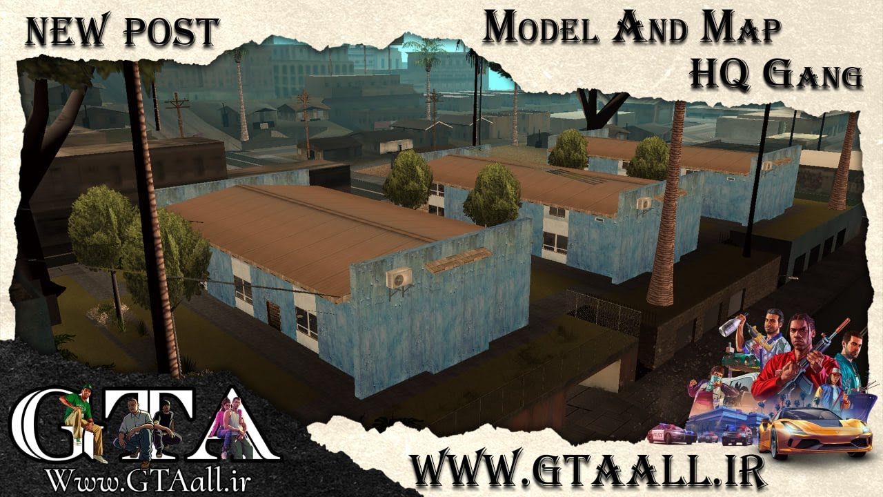 MTA:SA Custom Gang/Faction HQ | Full Map Preview (Open TXD & No Editor Needed)