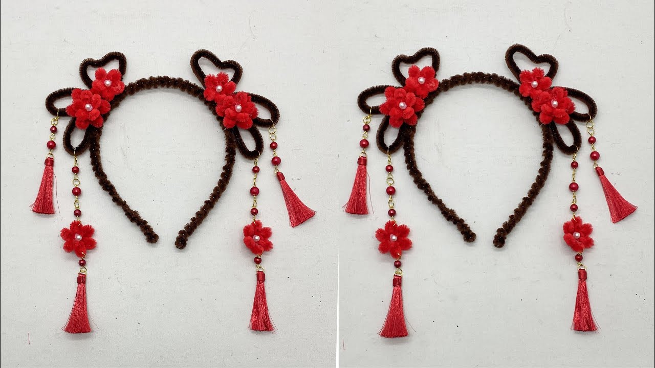 DIY | Easy Way to Make a Chinese New Year Headband With Pipe Cleaners | Lunar New Year
