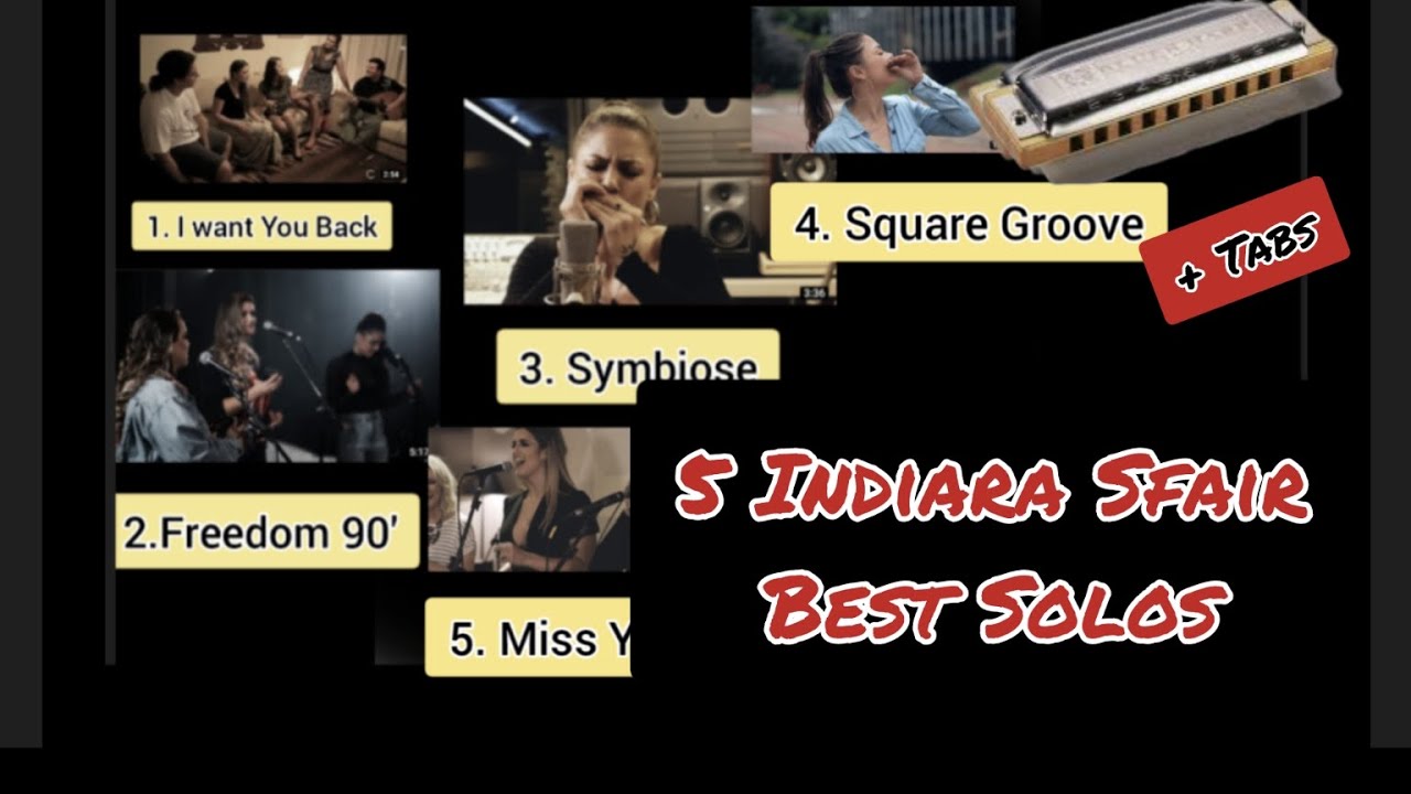 5 meilleurs solos d'Indiara Sfair-  Cover + Tabs