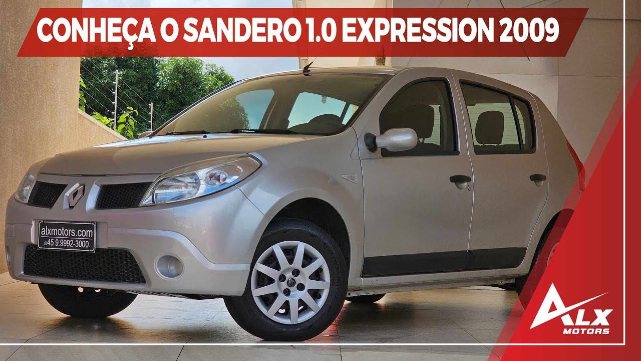 Sandero 1.0 Expression 16V 2009 - Detalhes e Impressões