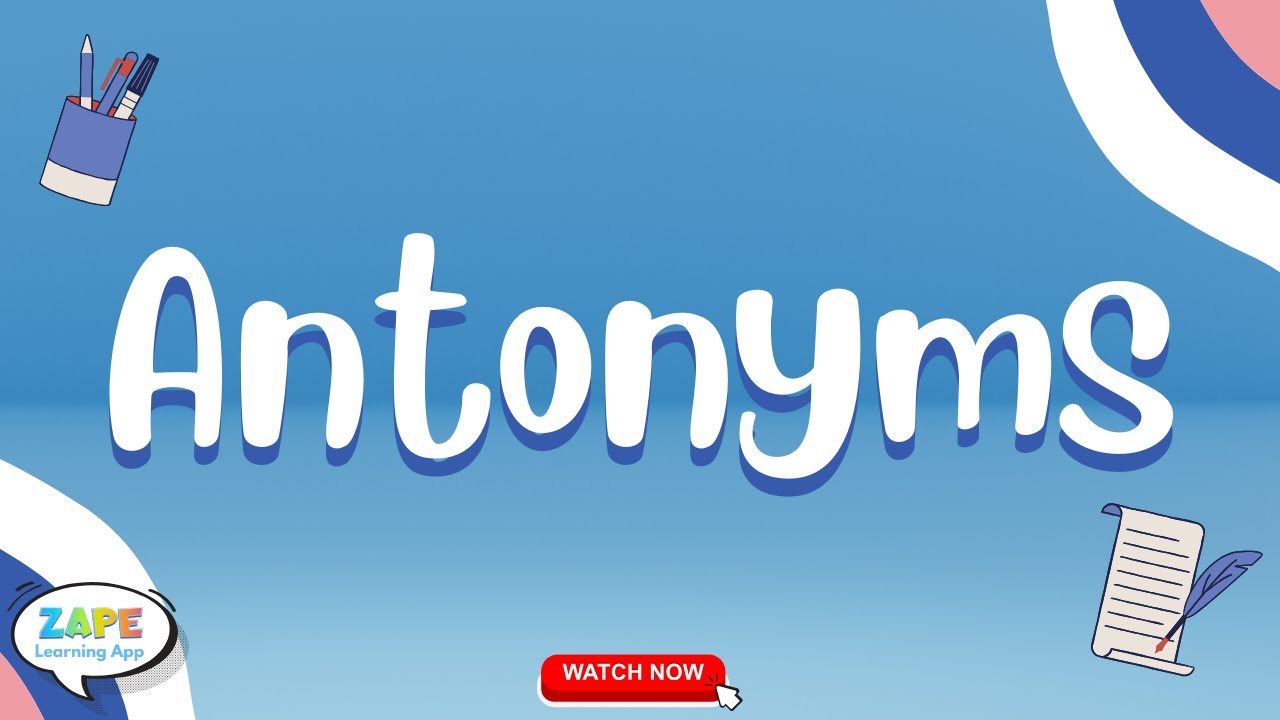 Antonyms for Kids | Opposite Words | Grade 1 English