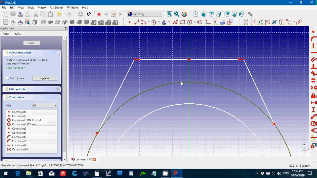FreeCAD 0.16 Ring Design Tutorial