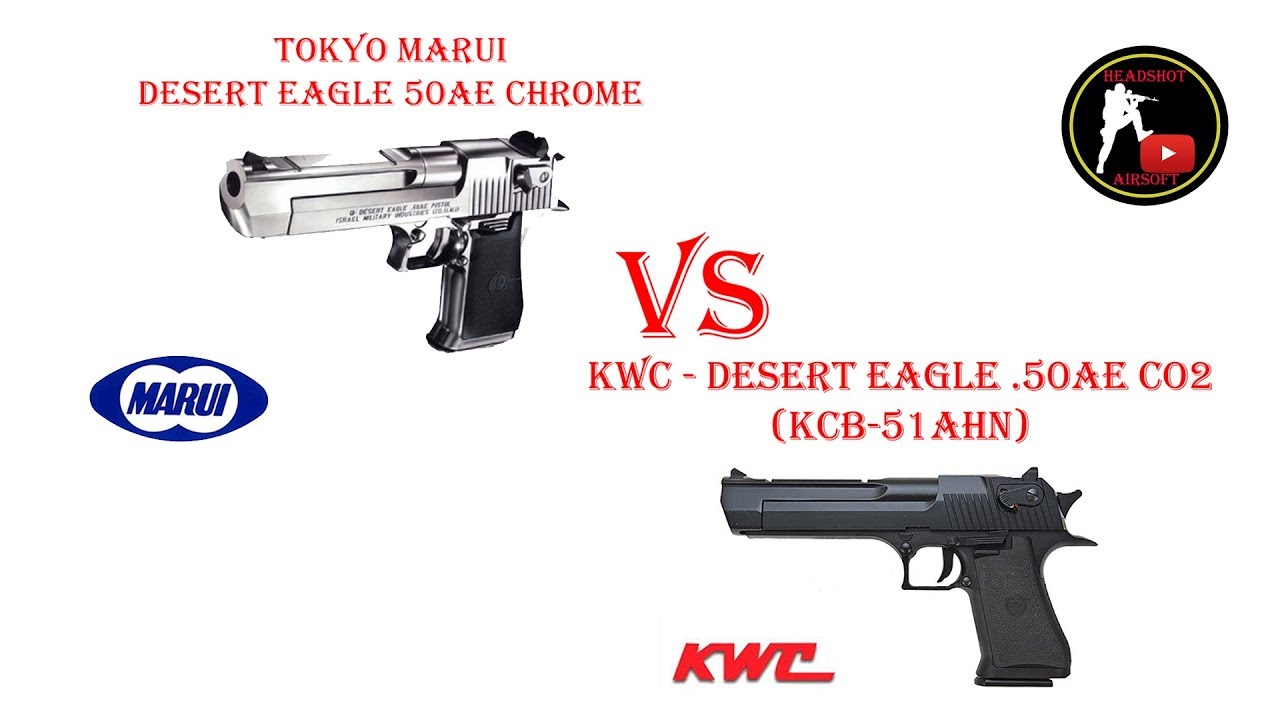 Сравнение пистолетов DESERT EAGLE .50 AE производства TOKYO MARUI и KWC