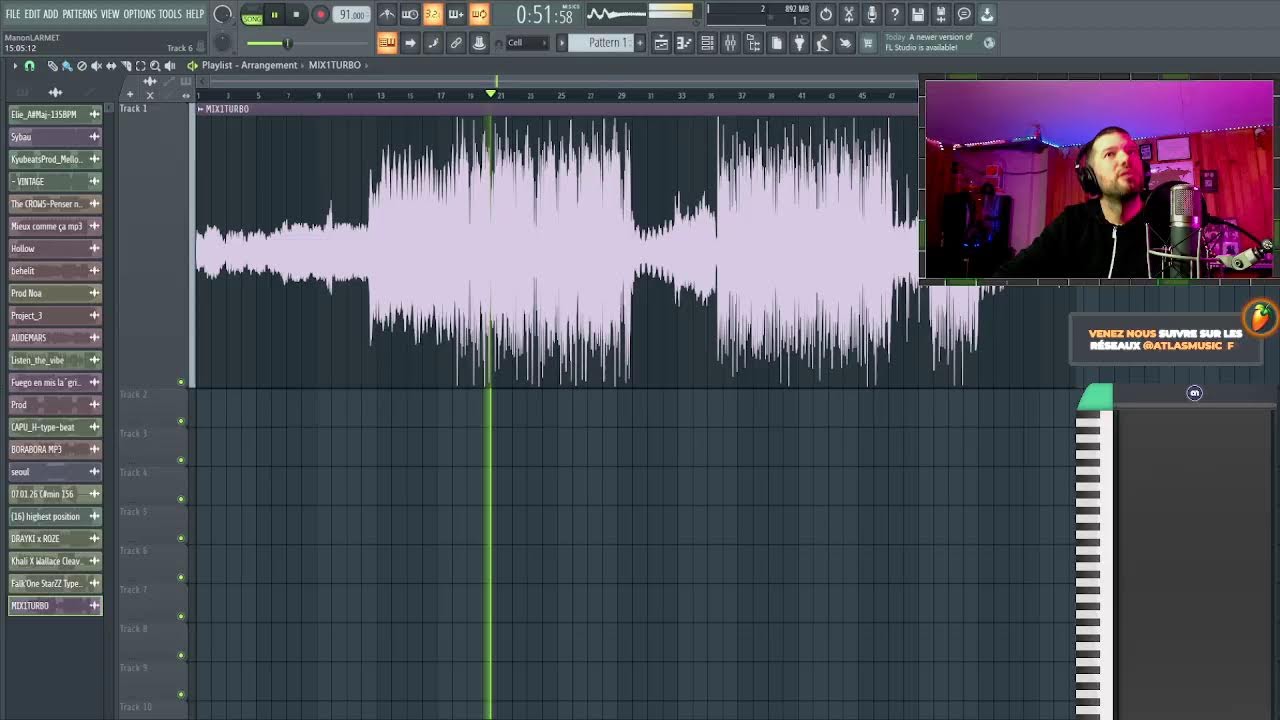 Diffusion en direct de Atlas Music
