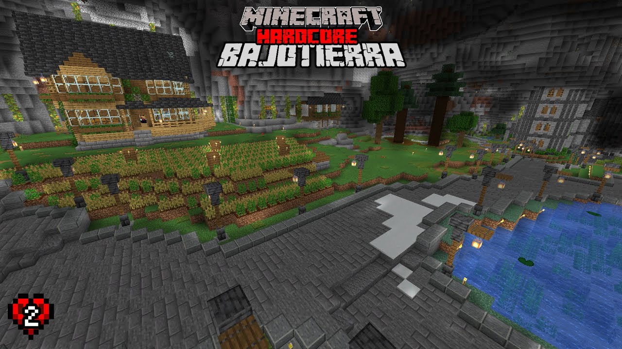 Urbanizo mi cueva en Minecraft Hardcore Bajo Tierra
