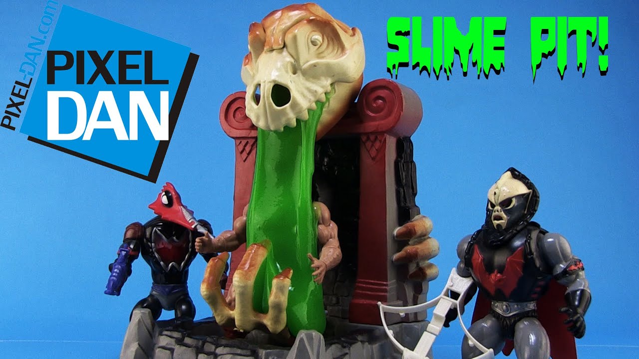 Evil Horde Slime Pit Masters of the Universe Mattel Playset Video Review (Retro Toy Rewind)