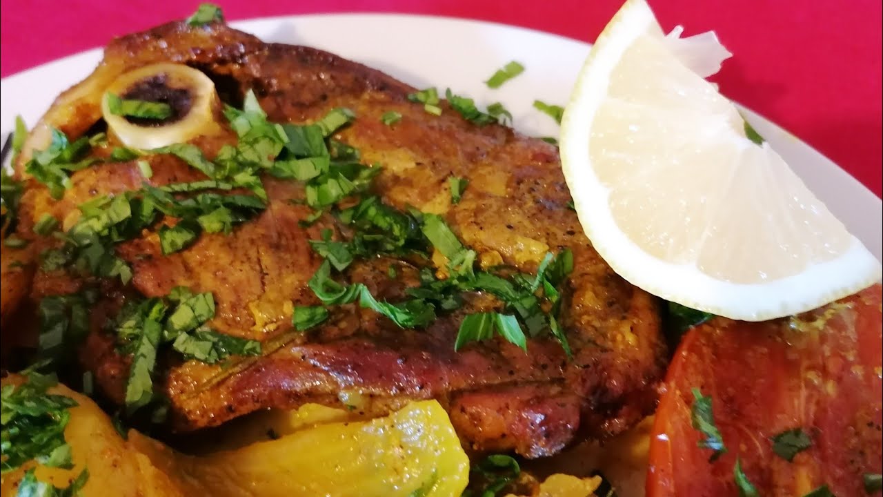 agneau au four à la Tunisienne, Mosli 3allouch مصلي علوش