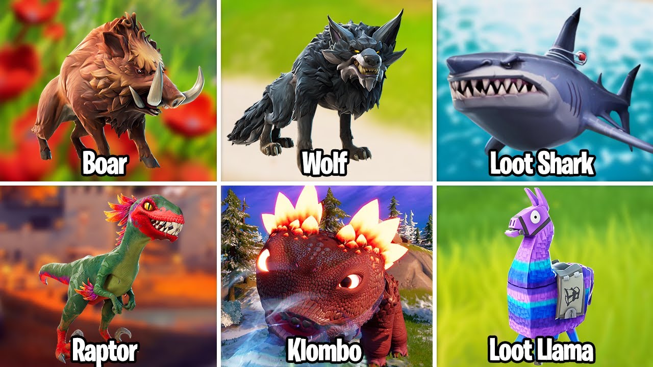 Evolution of Wildlife in Fortnite