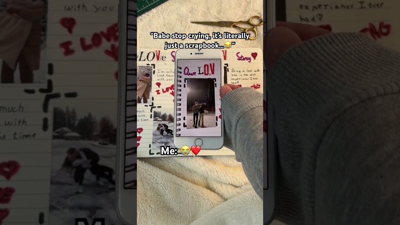 No it&rsquo;s not! 😭❤️ #scrapbooking #love