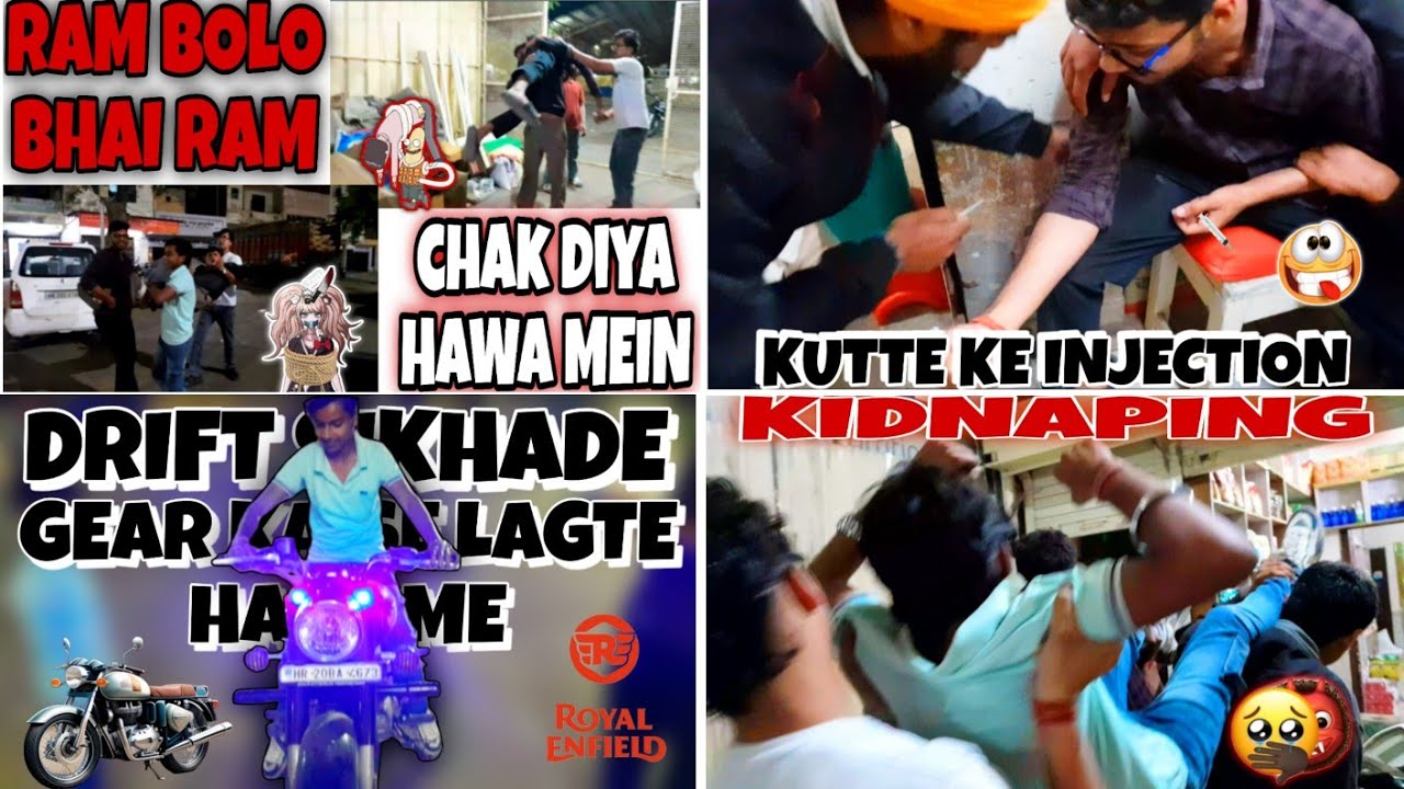KIDNAP KAR LIYA! |  Kutte Ka Injection Laga Diya 😂 | Royal Enfield Drift Seekh Li!
