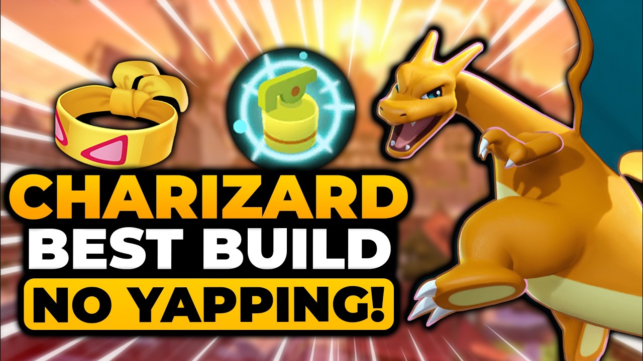 Charizard BEST Build Pokemon Unite (ULTIMATE GUIDE) | NO Yapping, Everything You Need To Know!