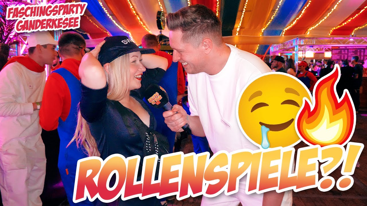 ROLLENSPIELE?! 🤤🔥 Straßenumfrage Faschingsparty Ganderkesee