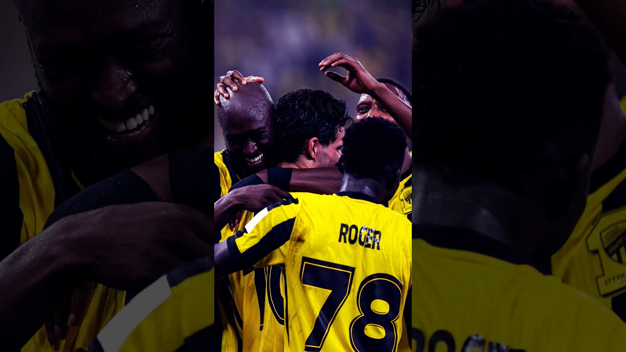 Al-Ittihad thrashes Al-Gharafa 7-0 and officially qualifies #football #AlAhli #AlIttihad