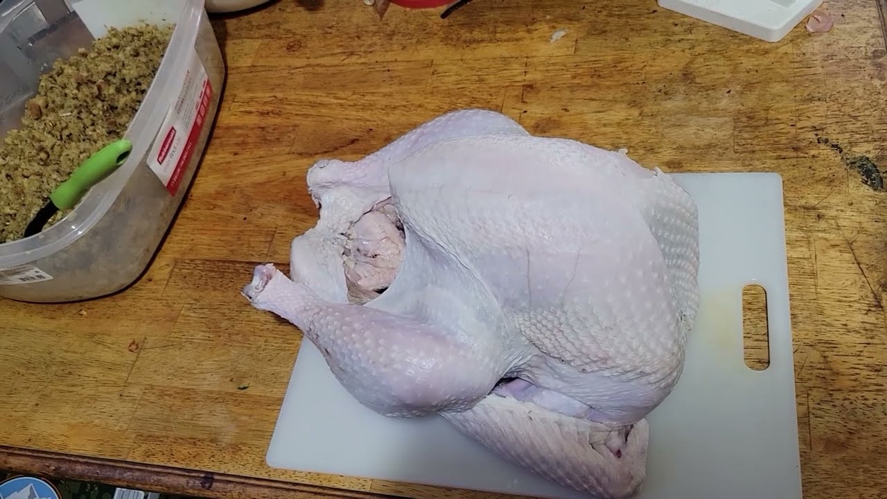 Cook With Me Thanksgiving-Dressing The Turkey Bonus Video