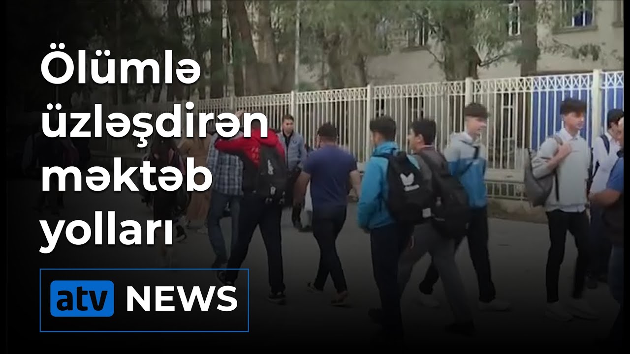 Məktəb yolunda piyada səkisi yoxdur