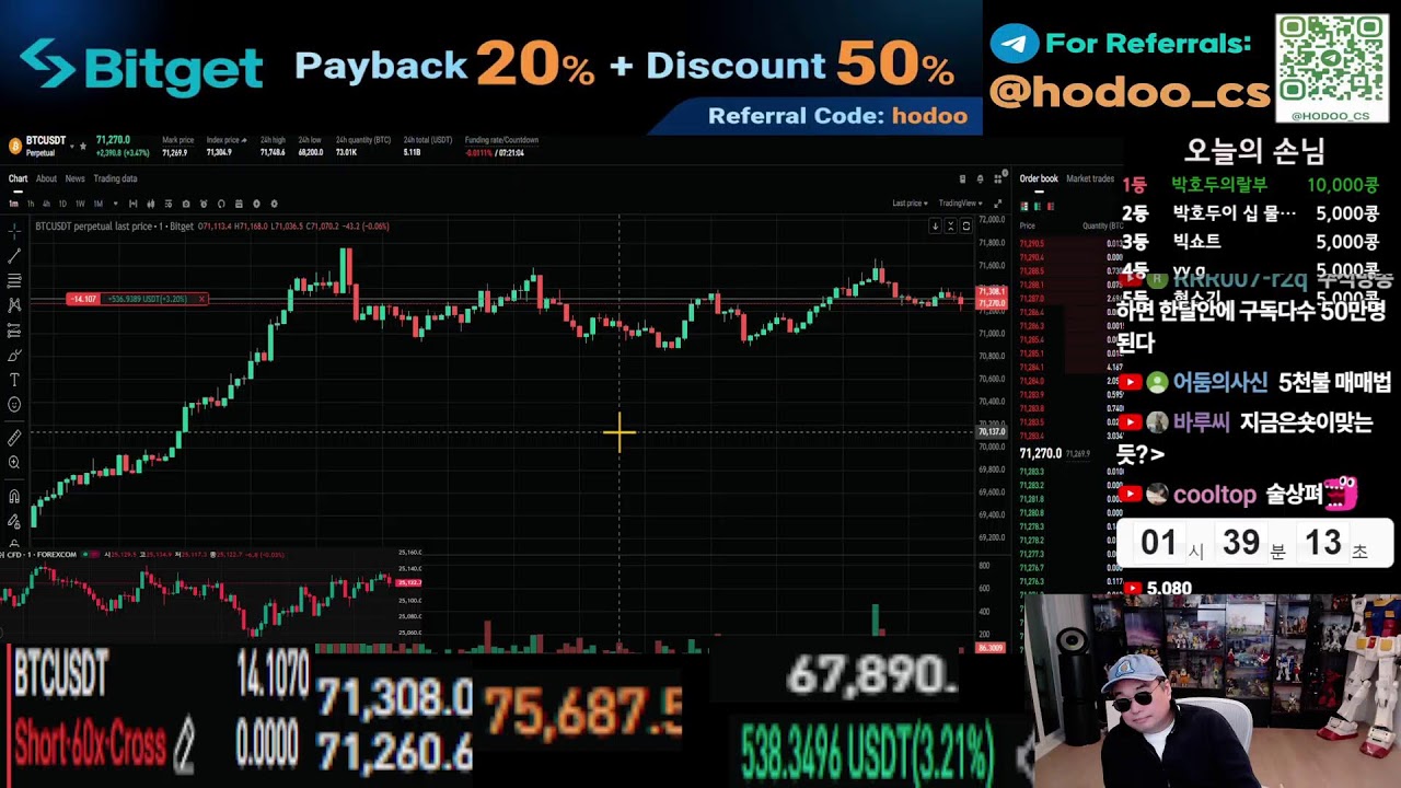 coin live)  3월의 남자 박아름.  (3만불 시작),   (비트겟 3월대회 오늘부터 대회 참가 최대30만테더상당 + 로렉스+골드바)
